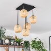 Basto ceiling light, globe light Ecru, 5-light sources