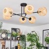 Basto ceiling light, globe light Ecru, 6-light sources