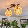 Basto ceiling light, globe light Ecru, 2-light sources