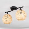 Basto ceiling light, globe light Ecru, 2-light sources