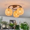 Basto ceiling light, globe light Ecru, 3-light sources