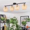 Basto ceiling light, globe light Ecru, 4-light sources