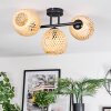 Basto ceiling light, globe light Ecru, 3-light sources