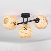 Basto ceiling light, globe light Ecru, 3-light sources