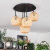 Basto ceiling light, globe light Ecru, 5-light sources
