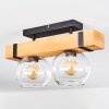 Sernadelo ceiling light, globe light Ecru, black, 2-light sources
