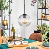 Koyoto hanging light, globe light, pendant light 20 cm clear, 1-light source