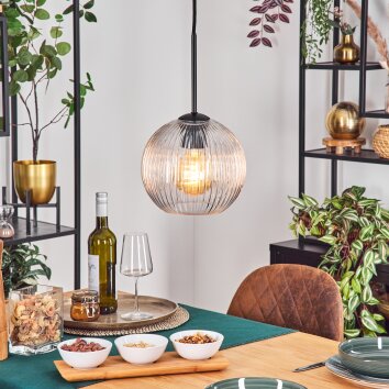 Koyoto hanging light, globe light, pendant light 20 cm clear, 1-light source