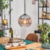 Koyoto hanging light, globe light, pendant light 20 cm clear, Smoke-coloured, 1-light source