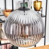 Koyoto hanging light, globe light, pendant light 20 cm clear, Smoke-coloured, 1-light source