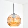 Koyoto hanging light, globe light, pendant light 20 cm Amber, 1-light source