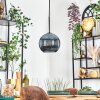 Koyoto hanging light, globe light, pendant light blue, 1-light source