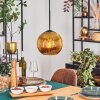 Koyoto hanging light, globe light, pendant light gold, 1-light source