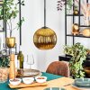 Koyoto hanging light, globe light, pendant light gold, 1-light source