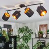 Alsen ceiling light, ceiling spotlight black, 4-light sources