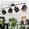 Alsen ceiling light, ceiling spotlight black, 4-light sources