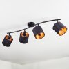 Alsen ceiling light, ceiling spotlight black, 4-light sources
