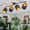 Alsen ceiling light, ceiling spotlight black, 4-light sources
