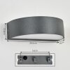 Duron outdoor wall light, Up & Down Light, wall light LED anthracite, 1-light source