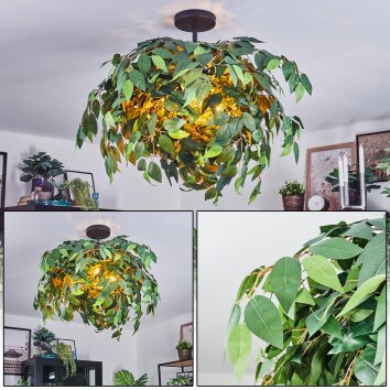 Kallax ceiling light black, 3-light sources