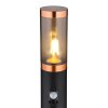 Globo lighting BOSTON path light black, 1-light source, Motion sensor