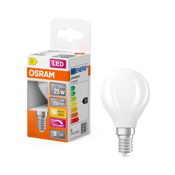 Osram lights E14 LED 2.5 Watt warm white dimmable 250 Lumen