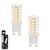 G9 LED 3 Watt warm white dimmable 330 Lumen