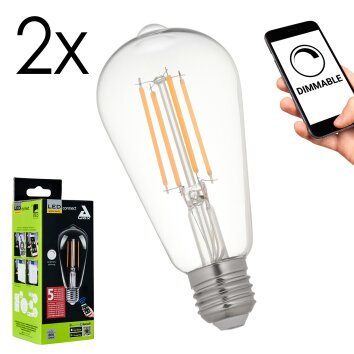 E27 6 Watt warm white dimmable 806 Lumen