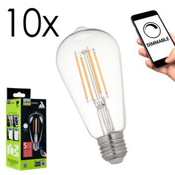 E27 6 Watt warm white dimmable 806 Lumen