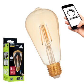 E27 LED 5.5 Watt warm white dimmable 500 Lumen