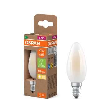 Osram lights E14 2.2 Watt warm white 470 Lumen