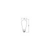 Osram lights E27 5.4 Watt warm white 730 Lumen
