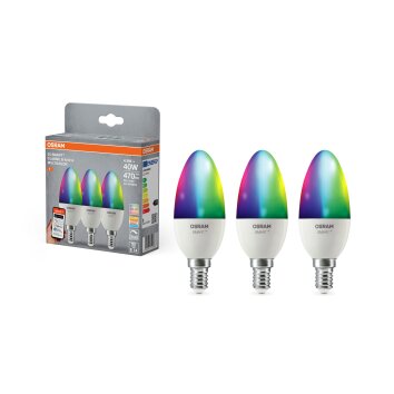 Osram lights E14 4.9 Watt dimmable 470 Lumen