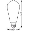 Osram lights E27 LED 6 Watt warm white dimmable 680 Lumen