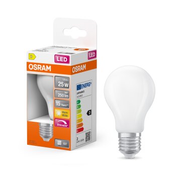 Osram lights E27 LED 2.2 Watt warm white dimmable 250 Lumen