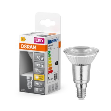 Osram lights E14 LED 4.5 Watt warm white 350 Lumen