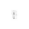 Osram lights E27 LED 4.8 Watt warm white dimmable 470 Lumen