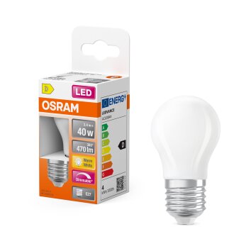 Osram lights E27 LED 4.8 Watt warm white dimmable 470 Lumen
