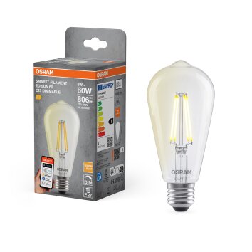 Osram lights E27 LED 5.5 Watt warm white dimmable 806 Lumen