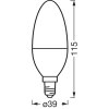 Osram lights E14 4.9 Watt warm white dimmable 470 Lumen