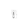 Osram lights E27 LED 4 Watt warm white 470 Lumen