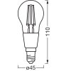 Osram lights E14 LED 4 Watt warm white dimmable 470 Lumen