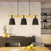 Eglo BOYLE Pendant Light brown, black, 3-light sources