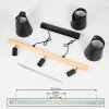 ANDIAN Pendant Light Ecru, black, 3-light sources