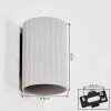 Fonir Up & Down Light, wall light grey, 1-light source