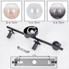 Koyoto ceiling light, globe light Amber, clear, Smoke-coloured, 4-light sources