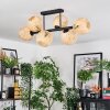Basto ceiling light, globe light Ecru, 6-light sources