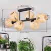 Basto ceiling light, globe light Ecru, 6-light sources