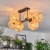 Basto ceiling light, globe light Ecru, 6-light sources
