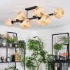 Basto ceiling light, globe light Ecru, 10-light sources